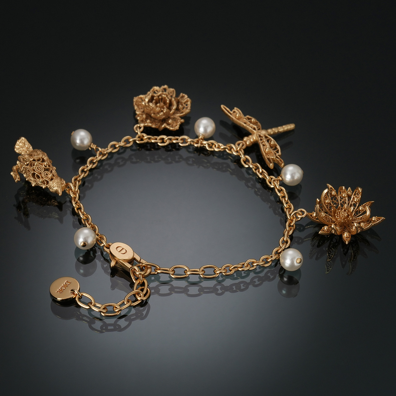 CHRISTIAN DIOR(USED)디올 JARDIN DE DIOR 브레이슬릿